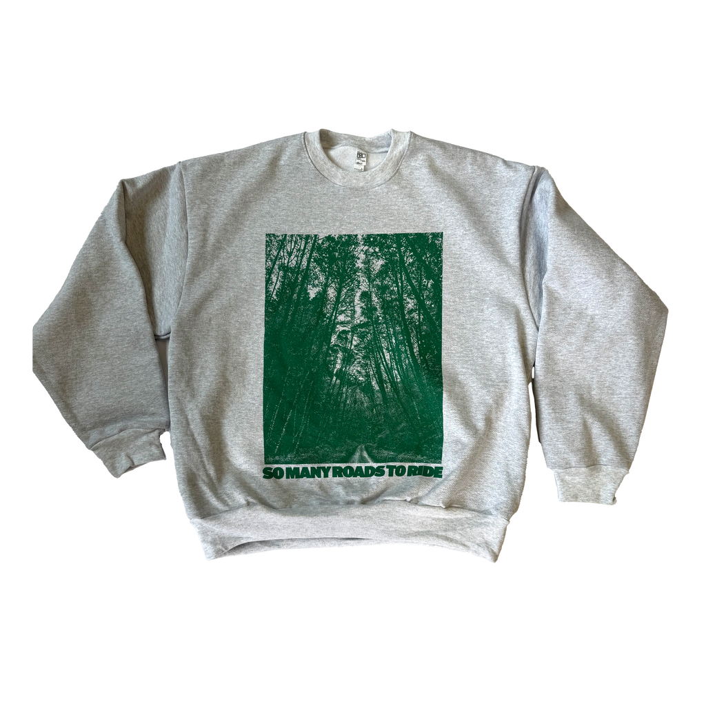 SO MANY ROADS ASH CREWNECK